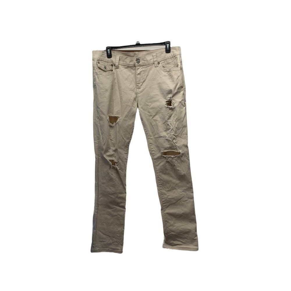 True Religion Geno Relaxed Slim Cream Pants 38 Waist 40 Length 33 - Picture 4 of 11